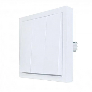 Выключатель Lezard Zima 704-0288-109QC 3 клавиши безвинтовой белый. Изображение - 2