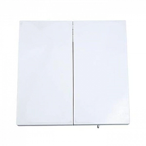 Выключатель Lezard Zima 704-0288-101QC 2 клавиши безвинтовой белый