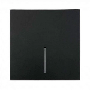 Выключатель Lezard Zima 704-4288-111QC 1 клавиша безвинтовой с подсветкой черный бархат