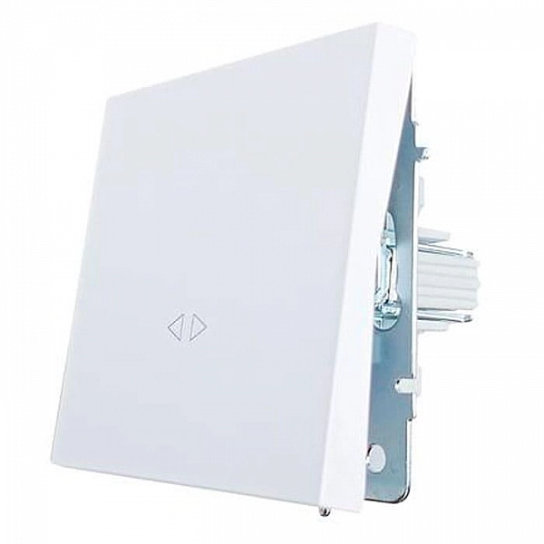 Выключатель Lezard Zima 704-0288-107QC 1 клавиша безвинтовой белый