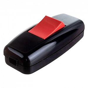 Выключатель Lezard Accessories 715-1121-611 навесной черно-красный