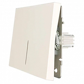 Выключатель Lezard Zima 704-9088-111QC 1 клавиша безвинтовой с подсветкой слоновая кость