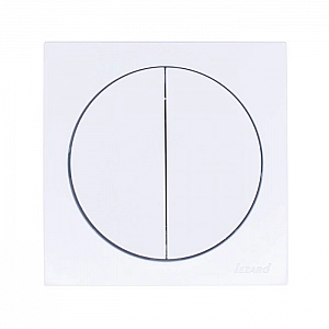 Выключатель Lezard Osen 743-0288-101 2 клавиши белый. Изображение - 4