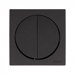 Выключатель Lezard Osen 743-4288-101 2 клавиши черный бархат. Изображение - 2