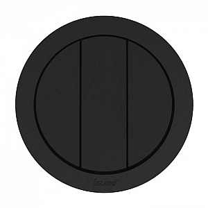 Выключатель Lezard Osen 743-4288-109 3 клавиши черный бархат. Изображение - 2