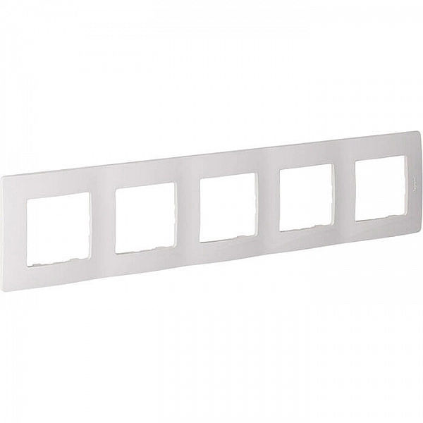 Рамка Legrand Etika 672505 5 постов белая
