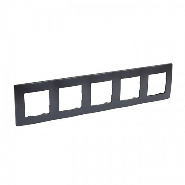 Рамка Legrand Etika 672585 5 постов антрацит