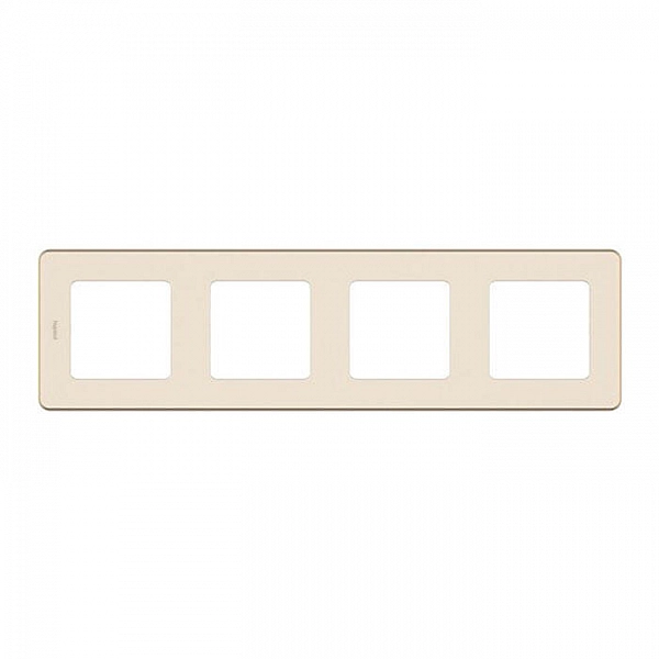 Рамка Legrand Inspiria 673961 4 поста слоновая кость