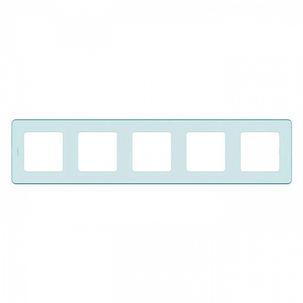 Рамка Legrand Inspiria 673975 5 постов мятный