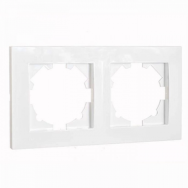 Рамка EL-BI Vega 510-015600-226 2 поста белоснежный