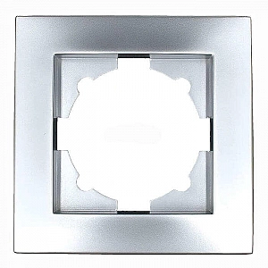 Рамка EL-BI Vega 510-011000-271 1 пост серебро