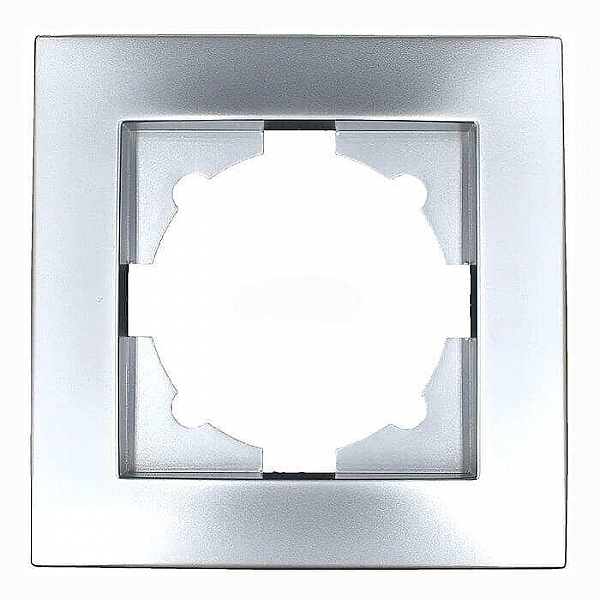 Рамка EL-BI Vega 510-011000-271 1 пост серебро