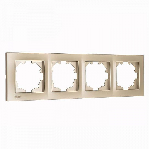 Рамка EL-BI Vega 510-011400-228 4 поста титан