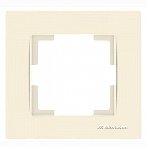 Рамка Mutlusan Rita 2220 800 1102 1 пост слоновая кость