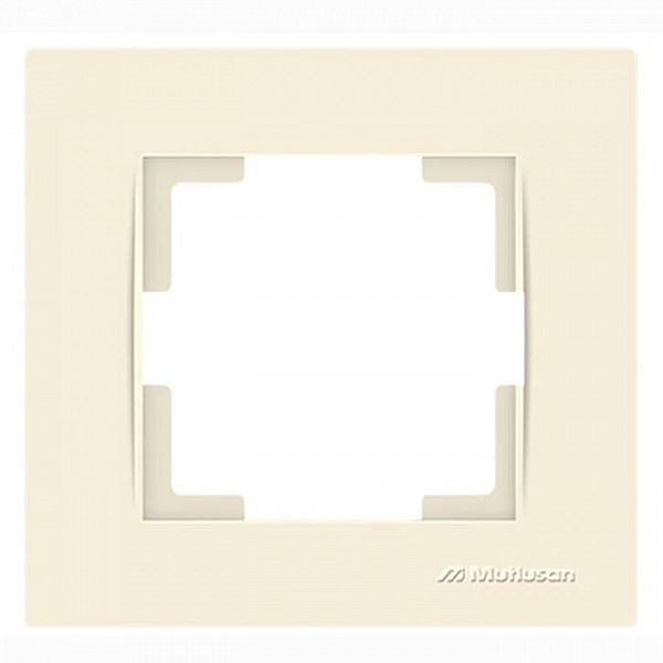 Рамка Mutlusan Rita 2220 800 1102 1 пост слоновая кость