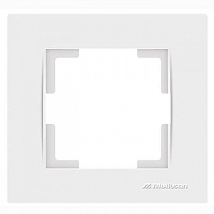 Рамка Mutlusan Rita 2220 800 1101 1 пост белая