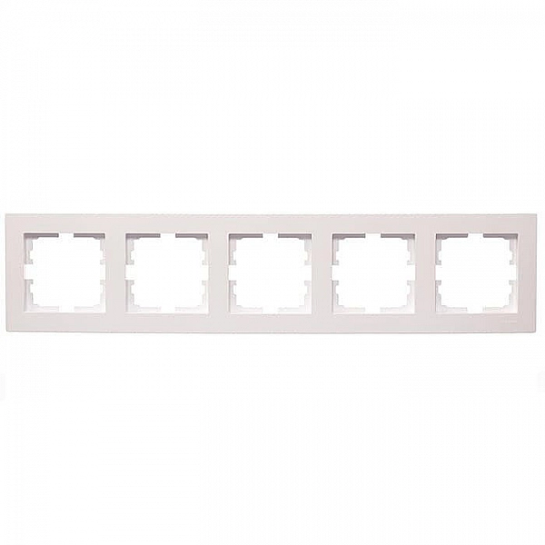 Рамка Lezard Vesna 742-3000-150 5 постов горизонтальная жемчужно-белый перламутр
