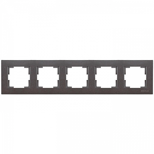 Рамка Mutlusan Rita 2220 800 1595 5 постов горизонтальный монтаж дымчатый