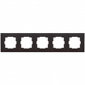 Рамка Mutlusan Rita 2220 800 1584 5 постов горизонтальный монтаж черный матовый