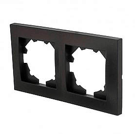 Рамка EL-BI Vega 510-014800-226 2 поста вантаблэк