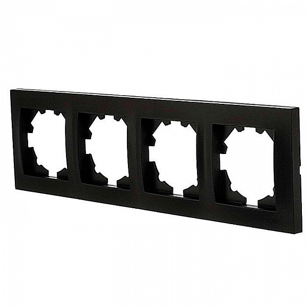 Рамка EL-BI Vega 510-014800-228 4 поста вантаблэк