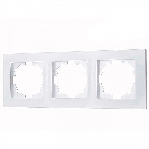 Рамка EL-BI Vega 510-015600-227 3 поста белоснежная