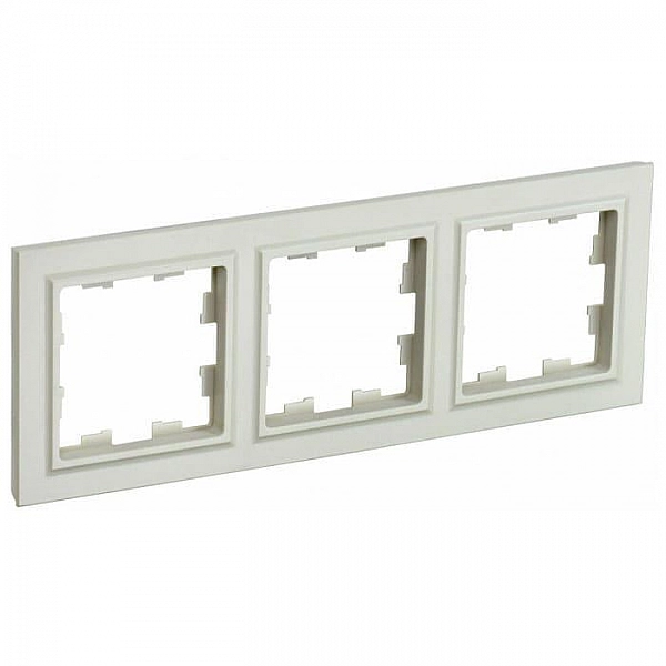 Рамка IEK Brite РУ-3-БрКр 3 поста бежевый