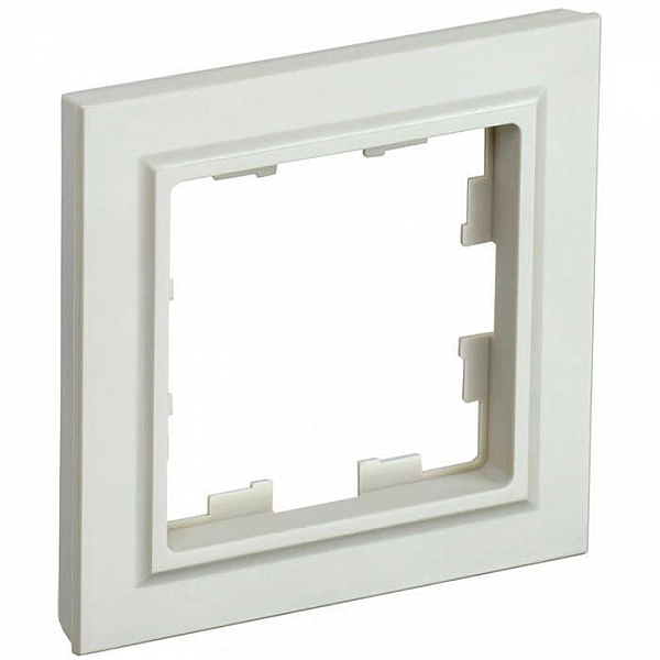 Рамка IEK Brite РУ-1-БрКр 1 пост бежевый