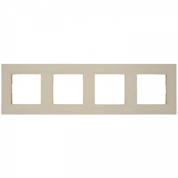 Рамка Legrand Structura 764131 4 поста слоновая кость