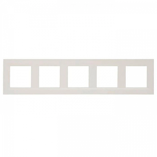 Рамка Legrand Structura 764141 5 постов слоновая кость
