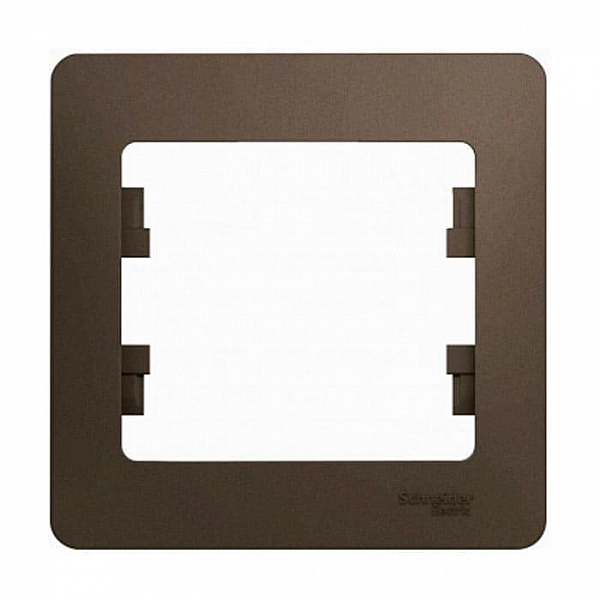 Рамка Lezard Zima 704-7300-146 1 пост шоколад