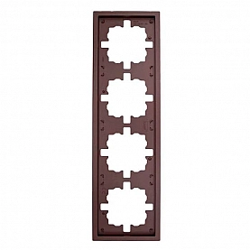 Рамка Lezard Zima 704-7300-149 4 поста шоколад