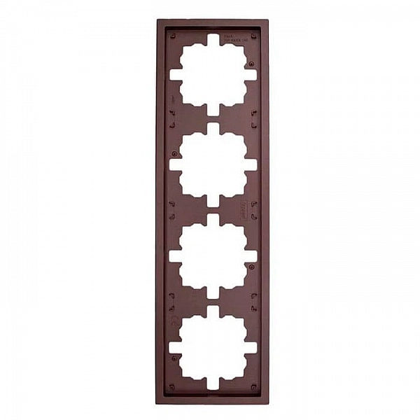 Рамка Lezard Zima 704-7300-149 4 поста шоколад