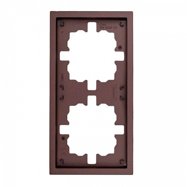 Рамка Lezard Zima 704-7300-147 2 поста шоколад