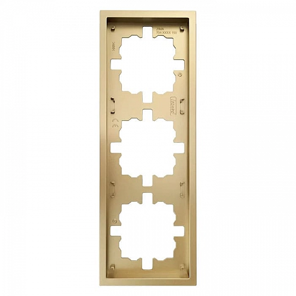 Рамка Lezard Zima 704-3600-148 3 поста золото