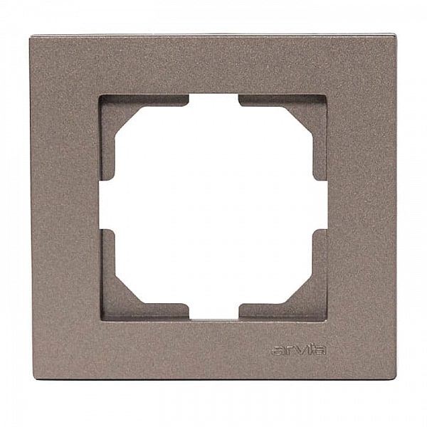 Рамка Arvia Electric Karen 20 06 2000 021 1 пост антрацит