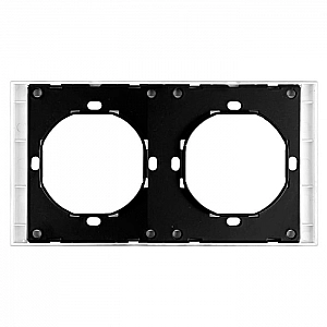 Рамка Stekker Мия 50457 PFR00-3002-01 2 поста белая магнолия. Изображение - 2