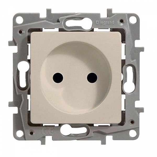 Розетка Legrand Etika 672320 2K без заземления слоновая кость