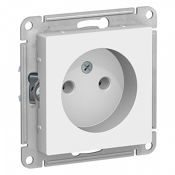 Розетка Systeme Electric AtlasDesign ATN000141 без заземления белый