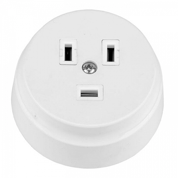 Розетка к электроплите Bylectrica РА32-072 с заземлением открытой установки (подходит вилка В32-071)