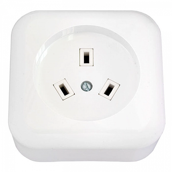 Розетка к электроплите Bylectrica РА32-002 с заземлением открытой установки (подходит вилка В32-001)