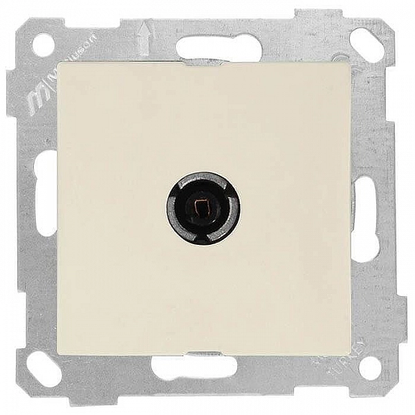 Розетка TV Mutlusan Rita 2200 171 0102 оконечная слоновая кость