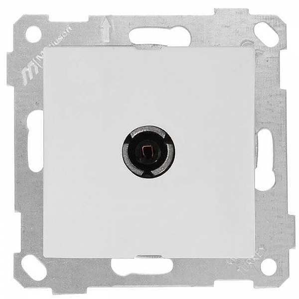 Розетка TV Mutlusan Rita 2200 171 0101 оконечная белая