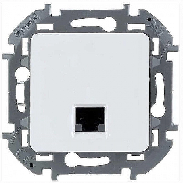 Розетка компьютерная Legrand Inspiria 673825 1*RJ45 UTP CAT5E белый