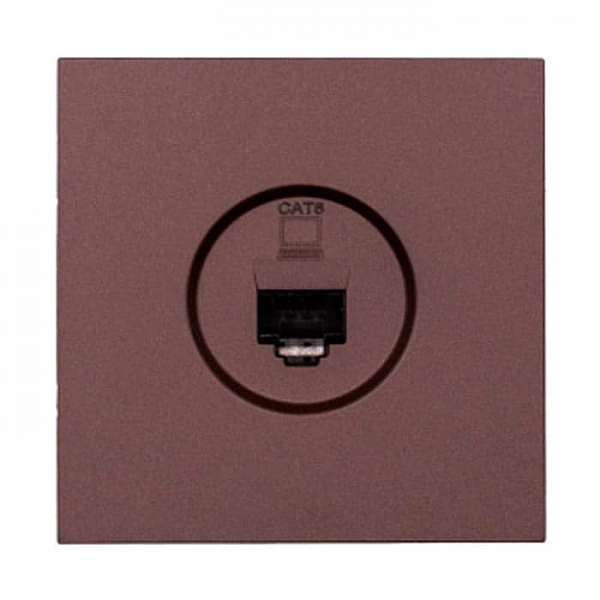 Розетка компьютерная Lezard Zima 704-7388-139 шоколад