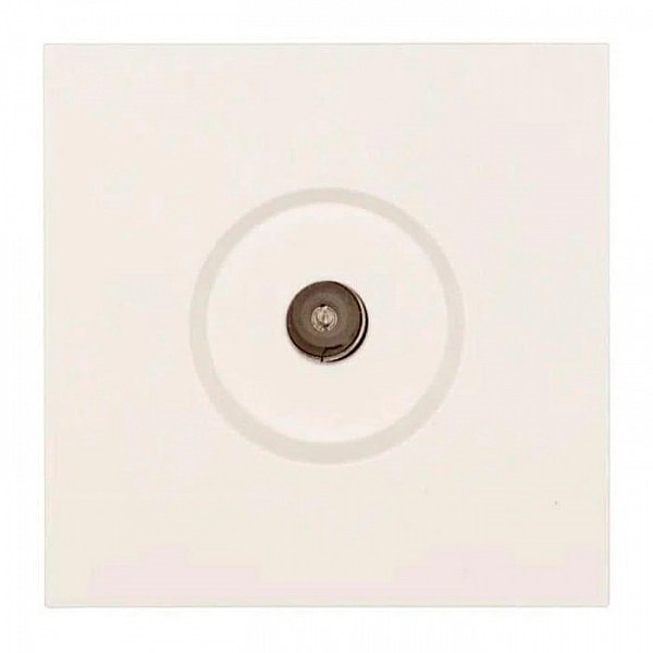 Розетка TV Lezard Zima 704-9088-130 оконечная слоновая кость