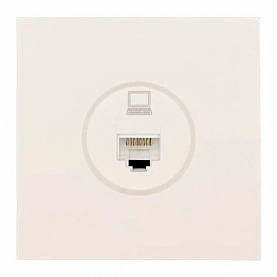 Розетка компьютерная Lezard Zima 704-9088-139 слоновая кость