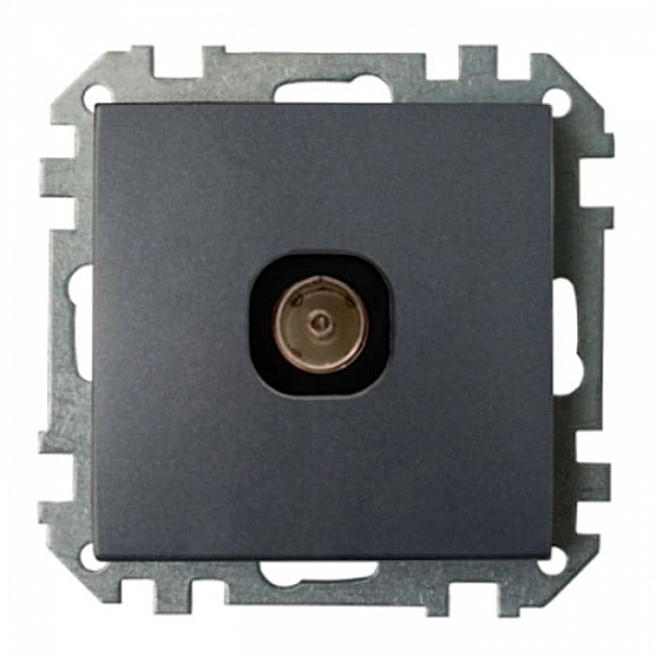 Розетка TV Bylectrica Стиль ТР-043 графит