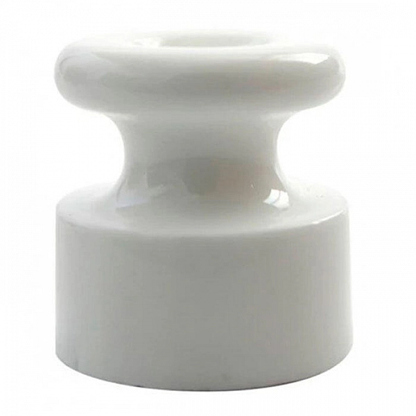 Изолятор Bironi B1-551-01 фарфор белый 10 шт