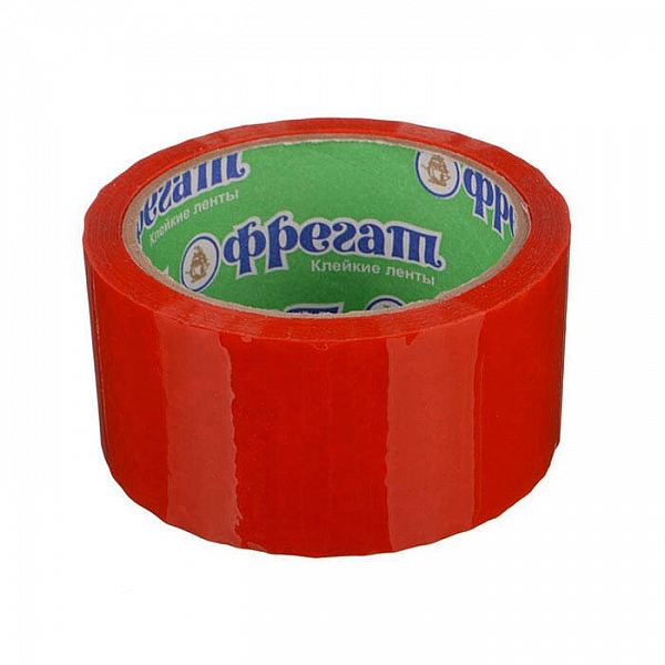 Лента клейкая Фрегат 48 мм*50 м*43 мкм красная